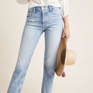 MOTHER the Tomcat ultra high rise ankle jeans